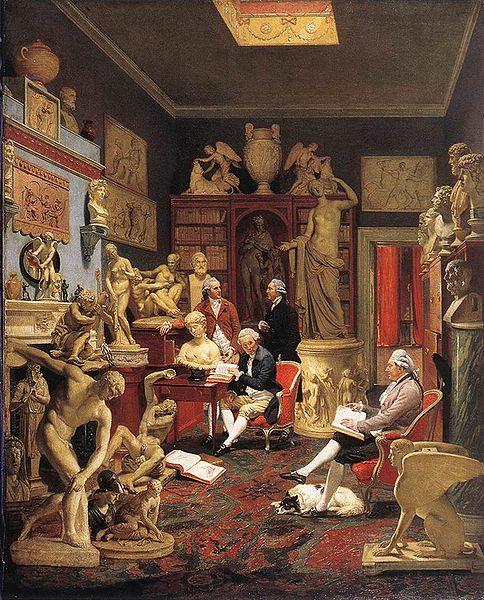 Johann Zoffany Charles Towneley in his Sculpture Gallery Spain oil painting art
